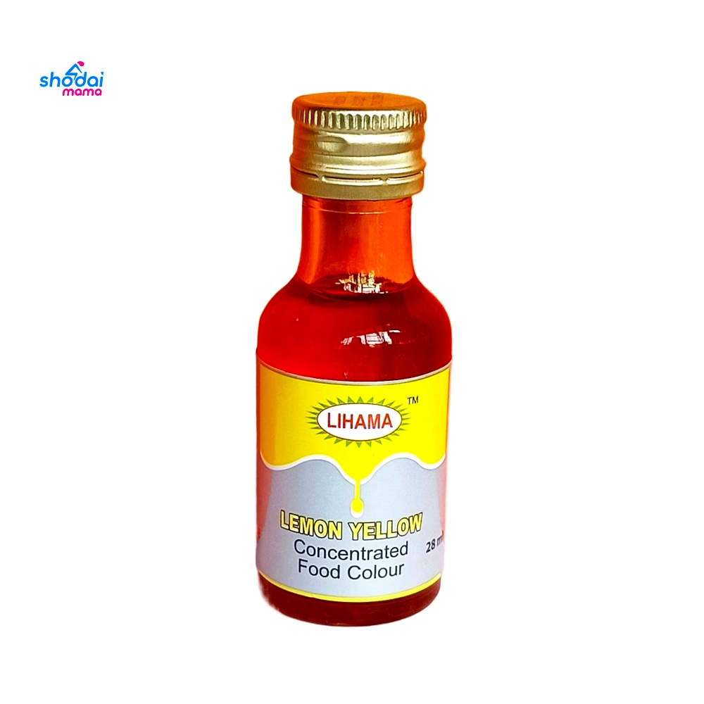 Lihama Concentrated Food Colour Lemon Yellow 28ml